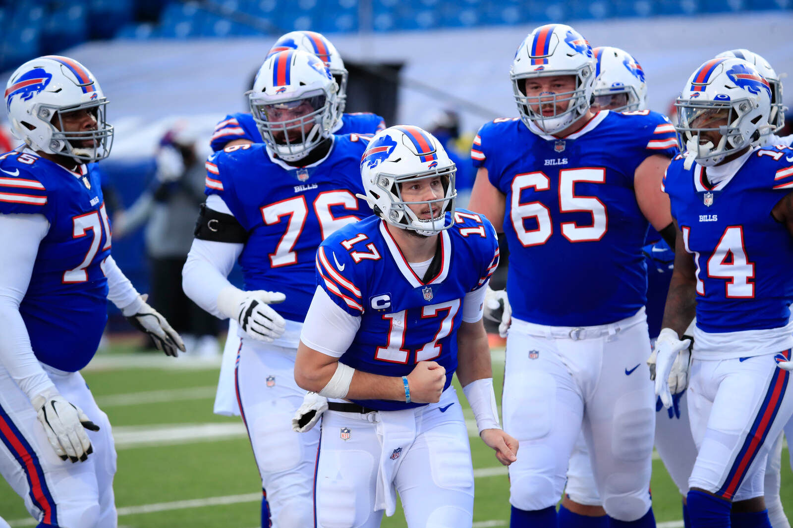 Allen celebrates